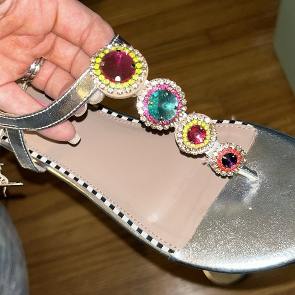Betsey Johnson size 8.5 sandals LIKE NEW - Picture 2 of 4